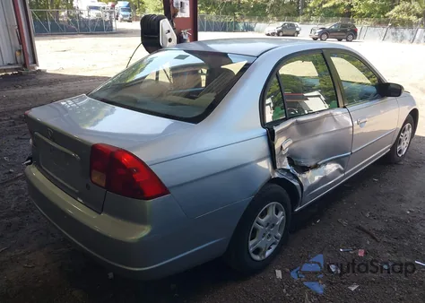 2002 Honda Civic Lx z USA, uszkodzony, nr VIN 1HGES15522L047026